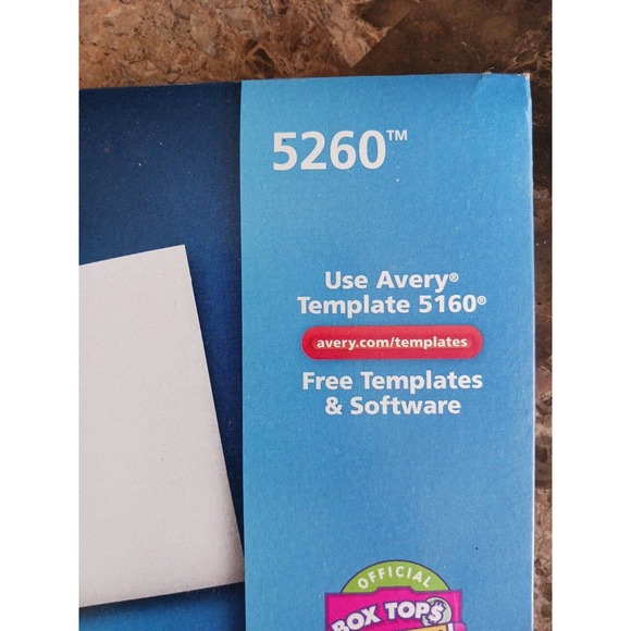 Avery® Easy Peel Address Labels, 1" Width x 2 5/8" Length - AVE5260 20 Sheets - Picture 2 of 7